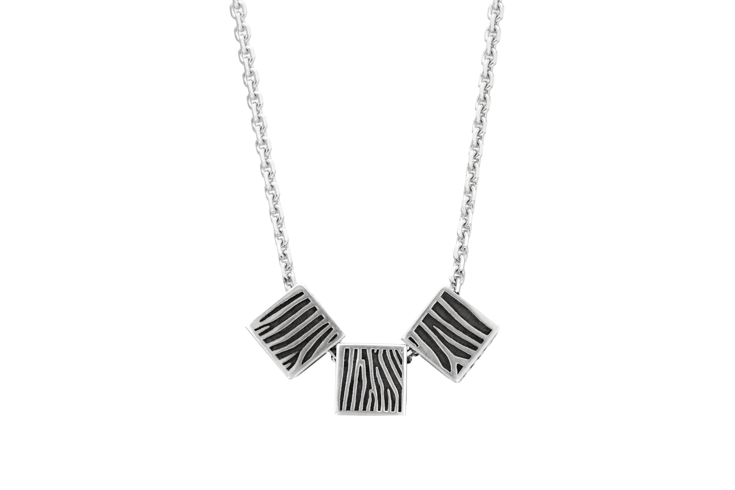 Three Zebras Necklace