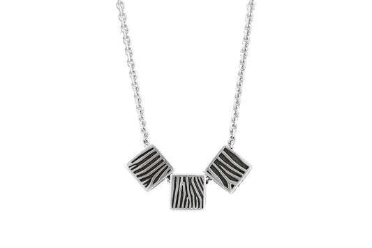 Three Zebras Necklace