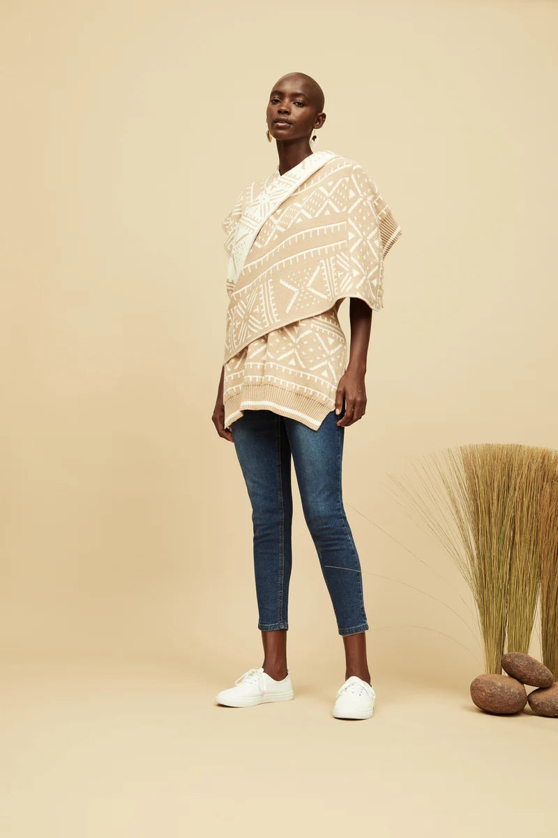 Kichan Wrap - Sand Linen
