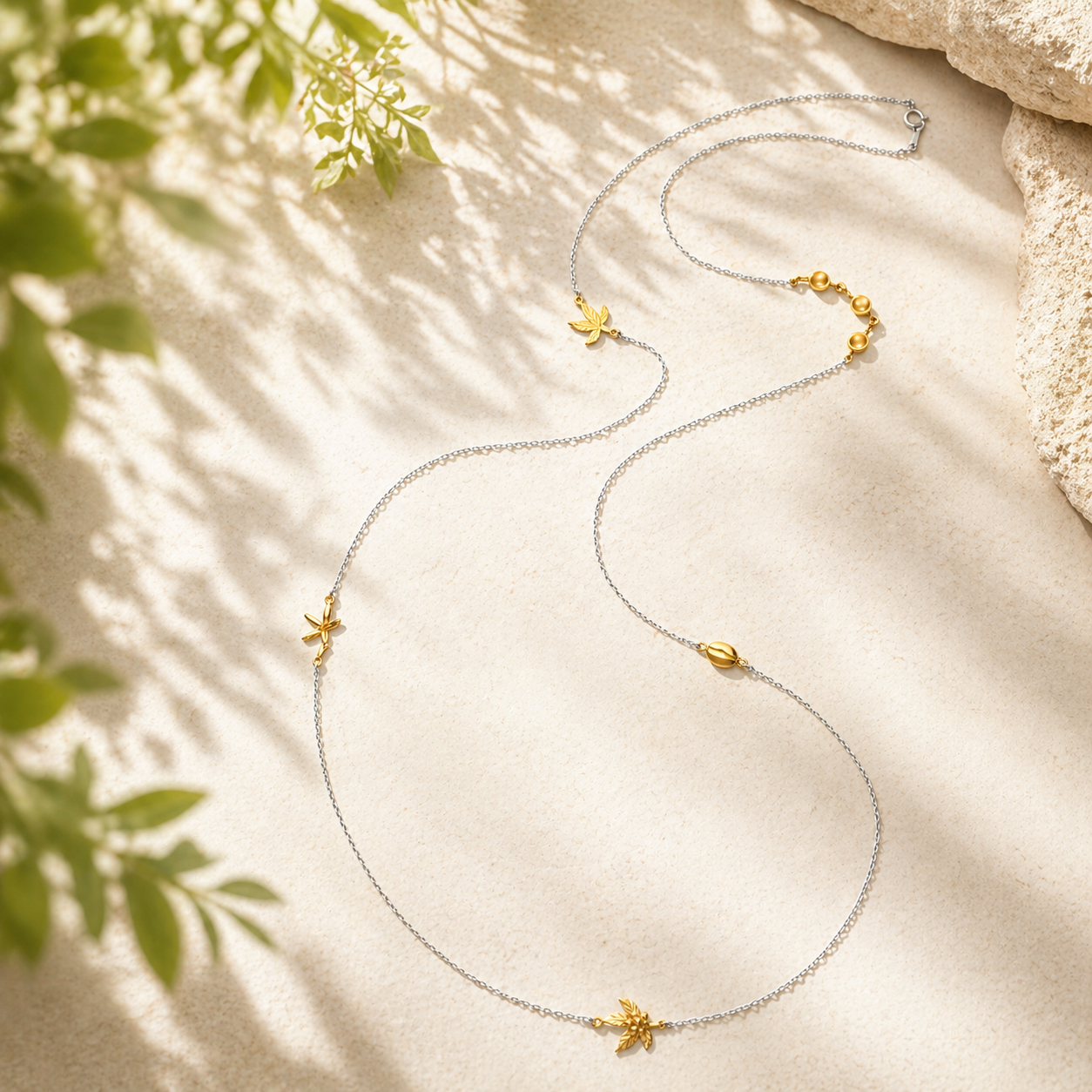 Coffee Long Necklace