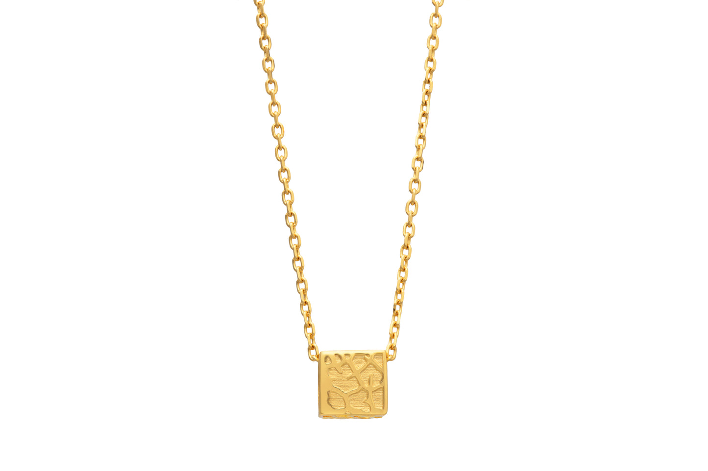 Giraffe Cube Necklace