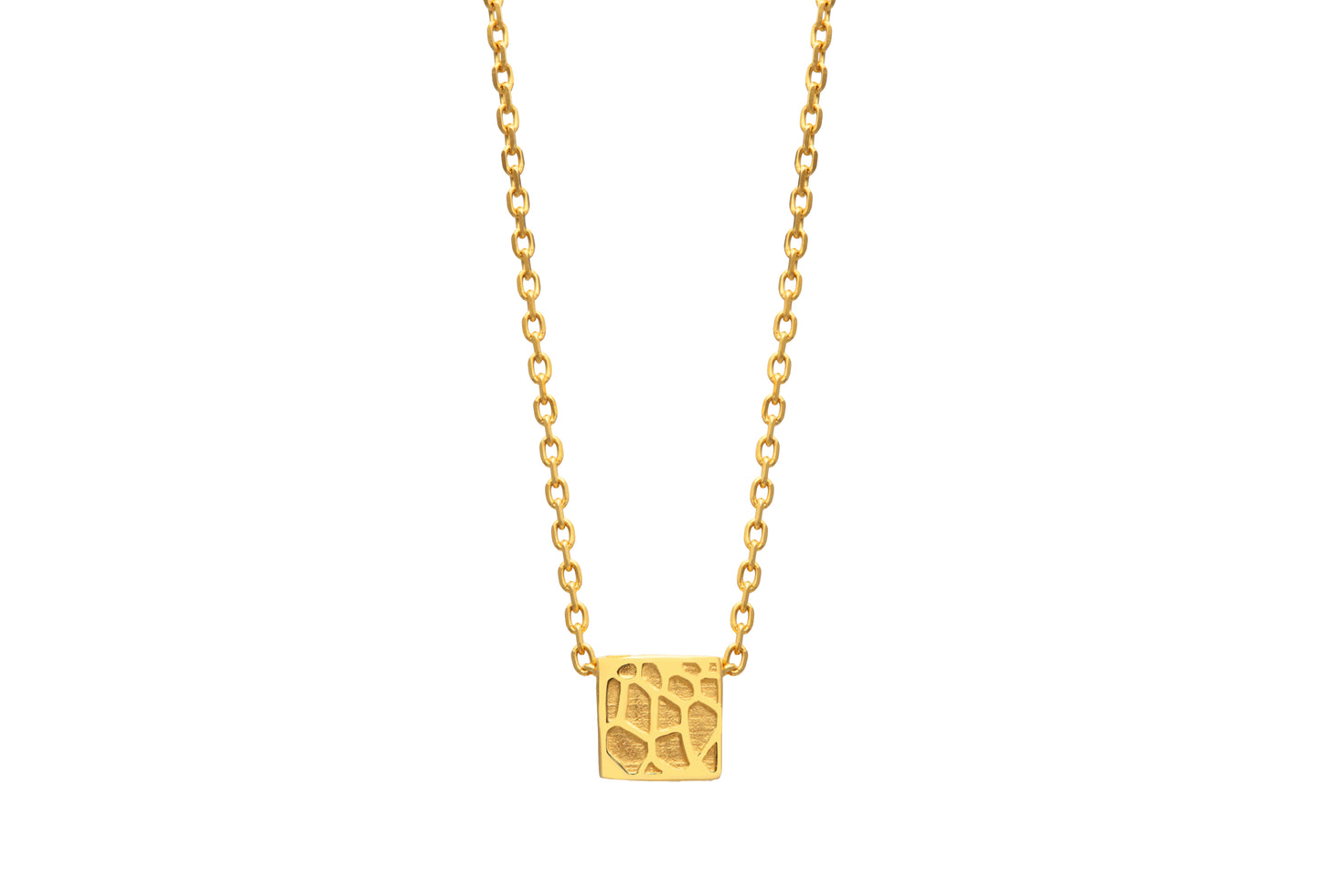 Giraffe Cube Necklace
