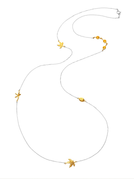 Coffee Long Necklace